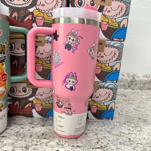 Tokidoki Pink La bubu 40 Oz Quencher H2.0 Tumbler Lid & Straw New - Picture 2 of 4